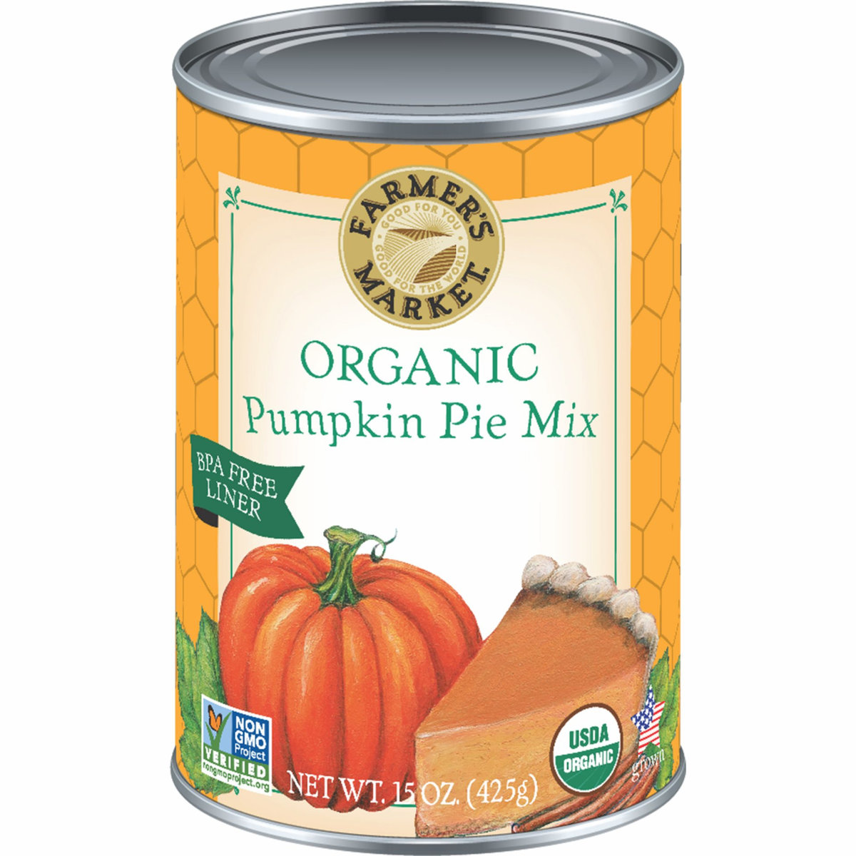 Farmers Market- Organic Pumpkin Pie Mix- 398ml